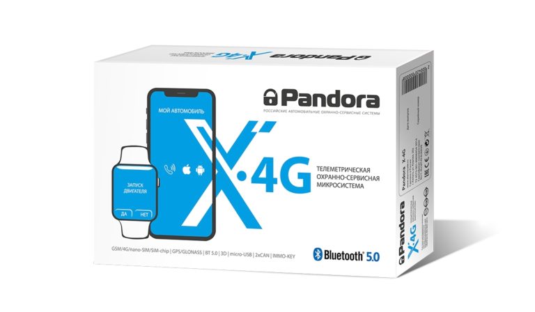 Сигнализация Pandora X 4G